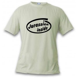 Herren Humoristisch T-Shirt - Jurassien inside, November White