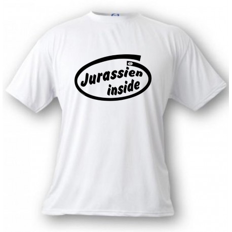 T-Shirt humoristique homme - Jurassien inside, White