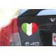 Sticker - Coeur Italien - pour voiture