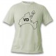 Men's or Women's Vaudois T-shirt - VD, November White 