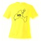 Men's or Women's Vaudois T-shirt - VD, Safety Yellow 