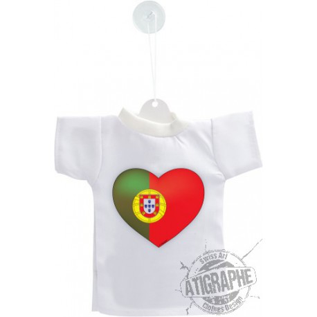 Car's Mini T-Shirt - Portugal Heart