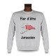 Men's Sweatshirt - Fier d'être Jurassien, Ash Heater