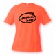 Uomo Funny T-Shirt - Lausannois Inside, Safety Orange