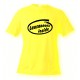 Uomo Funny T-Shirt - Lausannois Inside, Safety Yellow