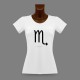 Frauen Slim T-shirt - Sternbild Skorpion