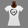 Women's Lucerne slinky T-Shirt -  LU Heart