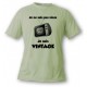 Men's Funny T-Shirt - Vintage Television, Alpine Spruce