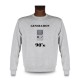 Uomo Funny Sweatshirt - Generazione Novanta, Ash Heater