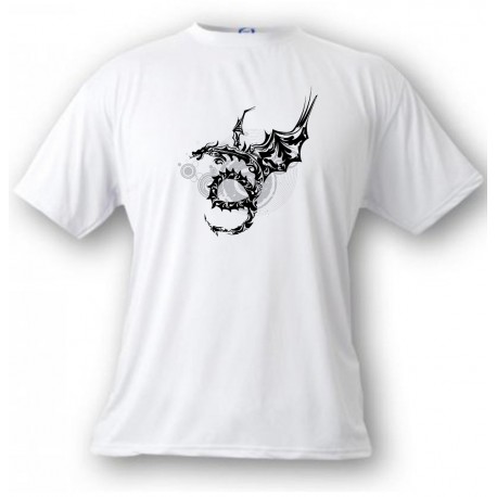 Kinder T-Shirt - Dragon Universe, White
