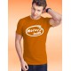 Uomo Moda cotone T-Shirt - Motard inside, 44-Arancio