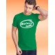 Uomo Moda cotone T-Shirt - Motard inside, 47-Verde Prato