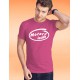 Baumwolle T-Shirt - Motard inside, 57-Fuchsia