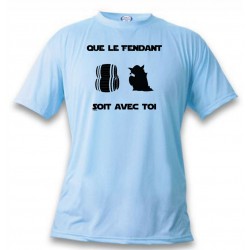 Funny T-Shirt - Que le Fendant soit avec Toi, Blizzard Blue