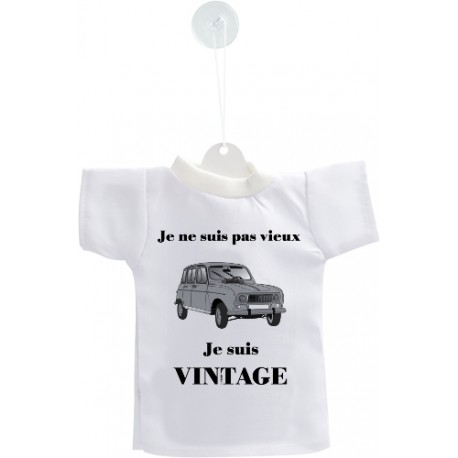 Car's Customization Mini T-Shirt - Vintage Renault 4L
