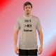 T-Shirt mode homme humoristique -  100 pourcent valaisan, November White