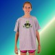 Giovanile T-shirts divertente, Alien Smiley - Cool Alien, Ash heater