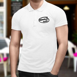 Men's Funny fashion Polo shirt - Bündner inside