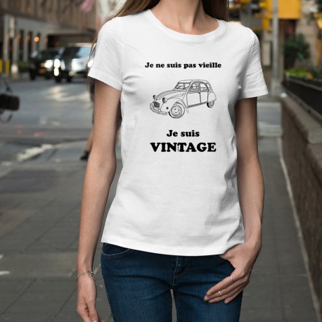 Donna moda divertente T-shirt - Vintage Deuche