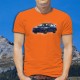 T-shirt coton mode homme - Subaru Impreza WRX STI, 44-Orange