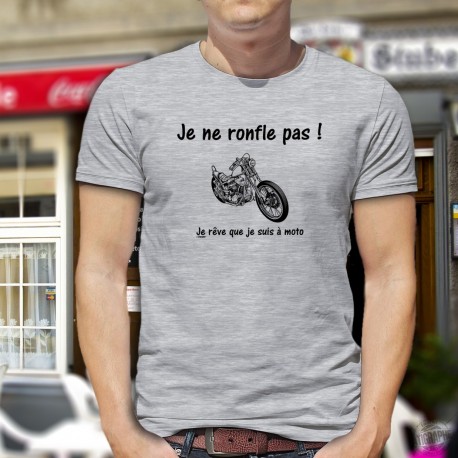 T-shirt moto homme humoristique