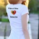Frauen Slim T-shirt -  Fière d'être Genevoise