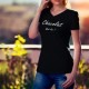 Women's cotton T-Shirt - Chocolat, What else ?