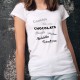 Damenmode T-shirt - Gaufres et Chocolats