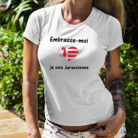 Mode T-shirt - Embrasse-moi je suis Jurassienne