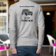 Uomo Funny Sweatshirt - Vintage Renault 4L