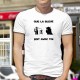 Funny fashion T-Shirt - Que la Bleue soit avec Toi