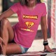 FondueGirl ✻ Superhelden Comics ✻ Frauen Baumwoll-T-Shirt