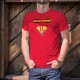 Racletteman ★ Supereroe Comics ★ Uomo Moda cotone T-Shirt sul raclette, il famoso mette al formaggio fuso