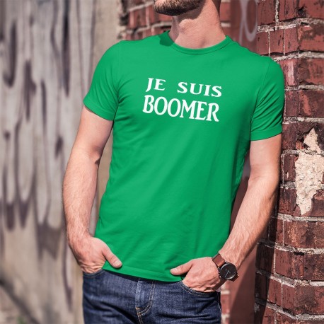 Je suis BOOMER ★ T-Shirt coton pour homme de la génération baby boom et qui sera bientôt à la retraite