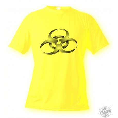 T-Shirt - BioHazard - für Herren oder Frauen, Safety Yellow