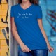 Women's cotton T-Shirt - Ya pas le feu au lac ✪