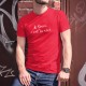 Men's cotton T-Shirt - Le Gras, c'est la vie ★ Corpore sano ★