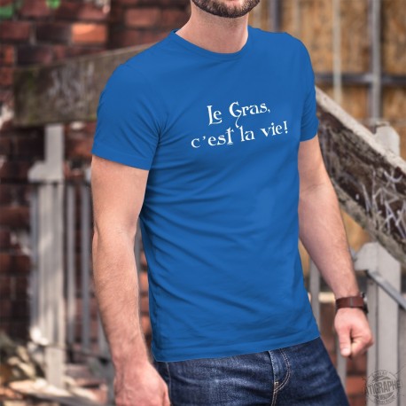 Men's cotton T-Shirt - Le Gras, c'est la vie ★ Corpore sano ★