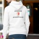 Men Hoodie Sweat ★ Un valaisan remplit son VERRE aussi vite que possible ✚