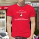 En Suisse on joue aussi vite que possible pour éliminer la France aussi lentement que nécessaire ✚ T-Shirt coton homme Euro foot